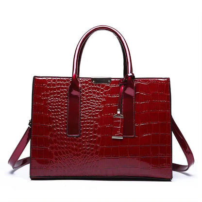 Luxury Women’s Leather Handbag – Large Capacity Shoulder & Crossbody Designer Bag