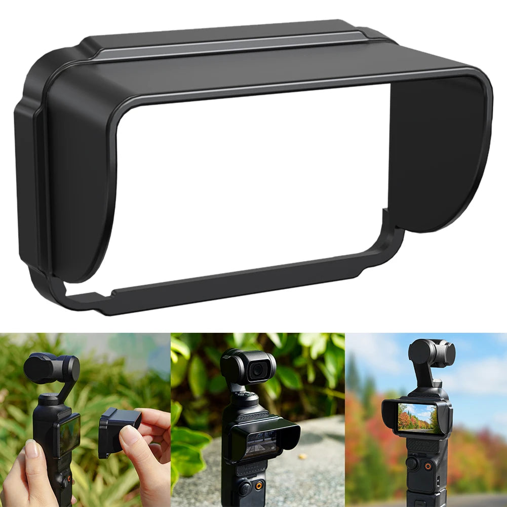 DJI Osmo Pocket 3 Sun Shade — Quick Release Lightweight Camera Screen Cover