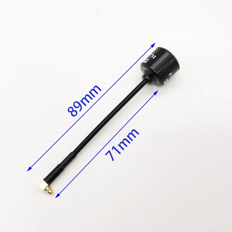 5.8G 4 RHCP Lollipop FPV Antenna – High Gain 2.8dBi SMA/RP-SMA/MMCX/UFL for Racing Drones