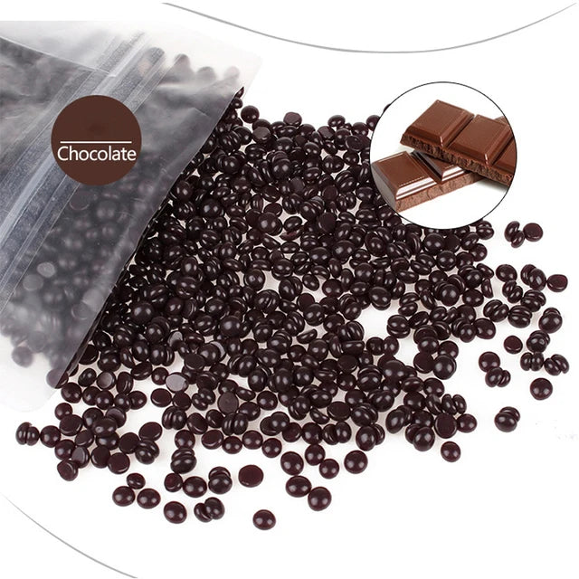 500g Hard Wax Beans – No-Strip Depilatory Hot Film Wax for Full Body, Bikini, Face, Legs & Eyebrows