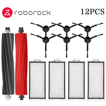 Roborock Q8 Max, Q5 Pro Replacement Parts – Main Brush, Side Brush, HEPA Filter, Mop & Dust Bag Accessories