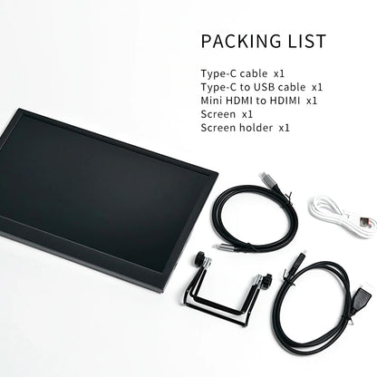 11.6 Inch Portable Monitor - 1366x768 LCD Display TFT Gaming Monitor for PC, Raspberry Pi, Laptop, PS4, Xbox 360, Switch - HDMI-Compatible