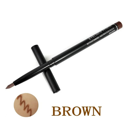 3PCS Waterproof & Smudge-Proof Black Eyeliner Pencils – Long-Lasting, Bold Eye Makeup with Smooth Glide Formula