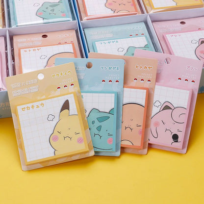 Pokémon Pikachu Sticky Notes – Cute Tearable Note Stickers