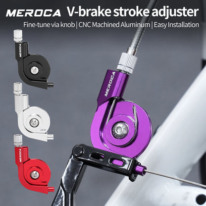 MEROCA Bicycle V Brake Stroke Converter - CNC Aluminum Micro Adjuster for Road & Folding Bikes