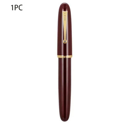 Luxury JinHao 9019 Dadao Fountain Pen – Transparent Acrylic Spin Design, 40mm Nib for Office & School Writing Supplies