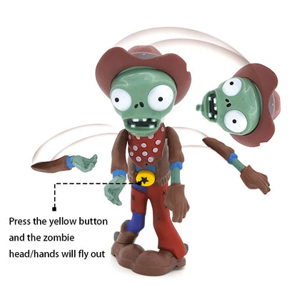 Plants vs Zombies 2 Giant Zombie Toy Set – Ice Pea & Jetpack Zombie Silicone Figures for Boys Gift