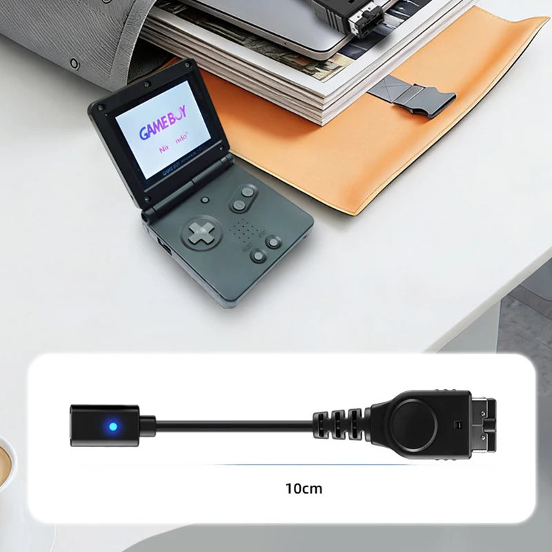 USB-C Charging Cable for Nintendo GBA SP - LED Indicator Power Cord for Game Boy Advance Console