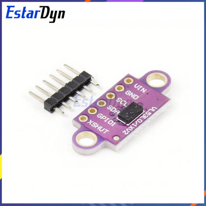 VL53L0X Laser Ranging Sensor Module - 940nm ToF I2C Distance Sensor for Robot Obstacle Avoidance and Industrial Automation