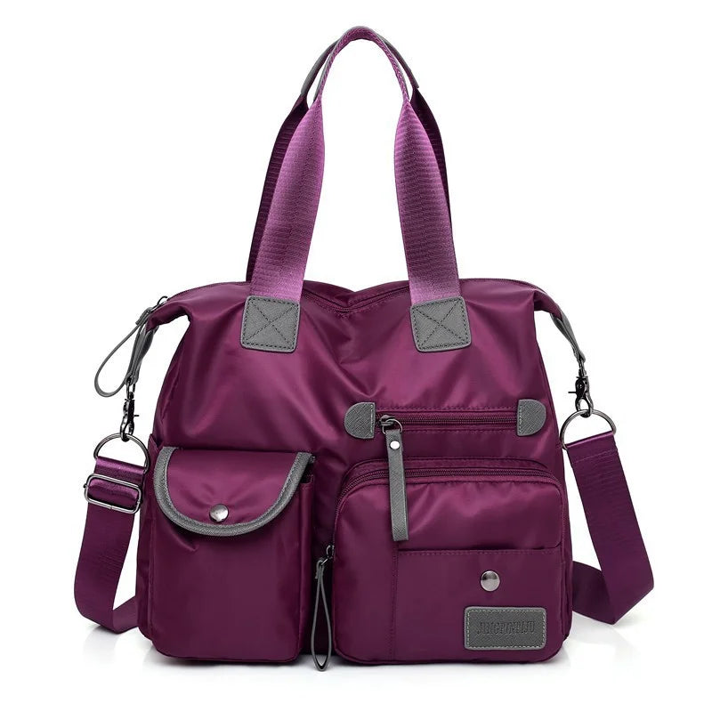 New Fashionable Minimalist Nylon Crossbody Bag - Waterproof, Multi-Functional, Large Capacity with Zipper for Women, Ideal for Travel