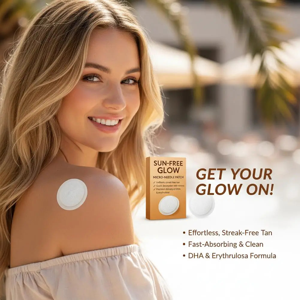 Sun-Free Glow Patches - 10PCS Microdart Tanning Patches for Men & Women