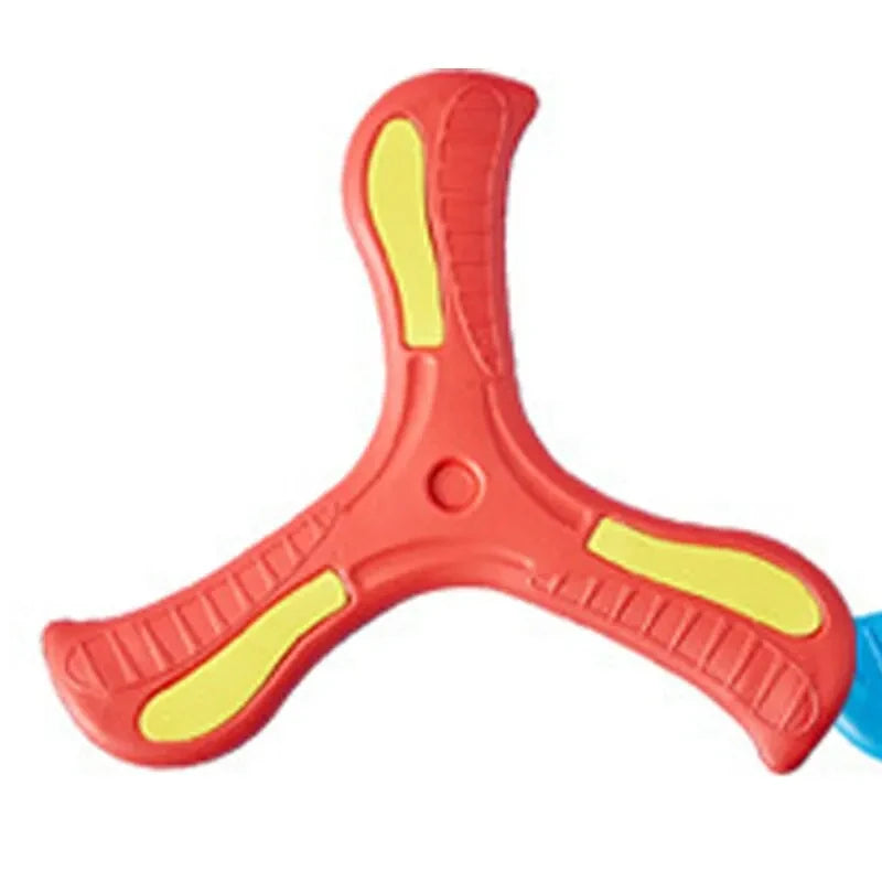 Soft Three-Leaf Boomerang Flying Disc - Interactive Outdoor Sports Toy for Kids and Adults, Fun Gifts and Active Play