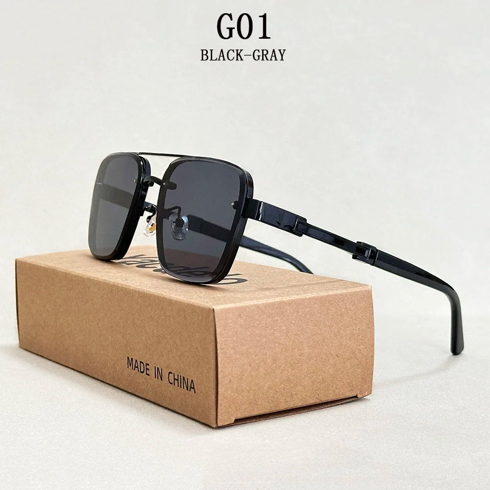 Luxury Square Sunglasses — Vintage Unisex Fashion Shades with UV Protection for Men & Women