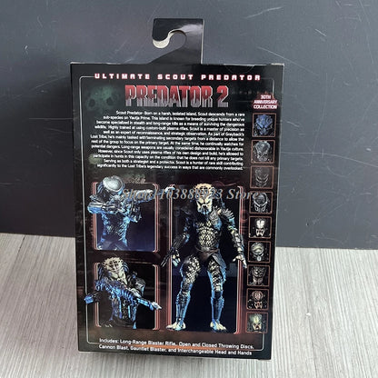 NECA Predator Figure — Ultimate Shaman Elder Armored Jungle Hunter with Snake Vision, Alien Model Toy Gift