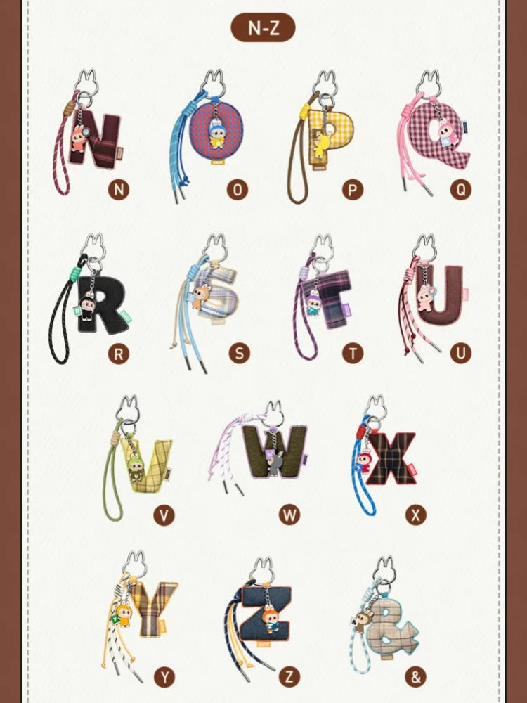 POPMART The Monsters Pin for Love – Letter Pendant Blind Box, Mystery Toy Doll & Anime Figure Gift