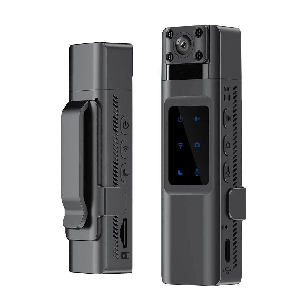 JOZUZE Mini Portable Body Camera – 1080P Wearable Police, Sport, and Business Conference Video Recorder