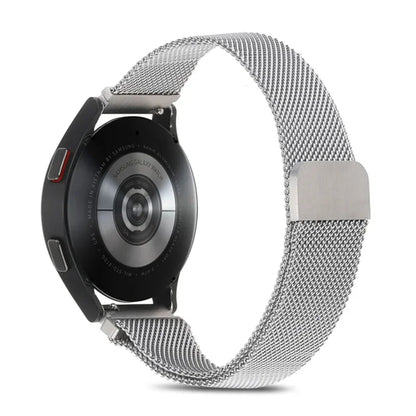 20mm/22mm Milanese Magnetic Loop Watch Strap – Compatible with Garmin Venu 2/3, Forerunner 55/158/165/245/255/265/645/745/965 Music