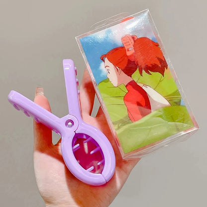 Arrietty Shark Hair Clip - Cute Red Ponytail Hair Claw for Kids and Adults, Anime Cosplay Accessory