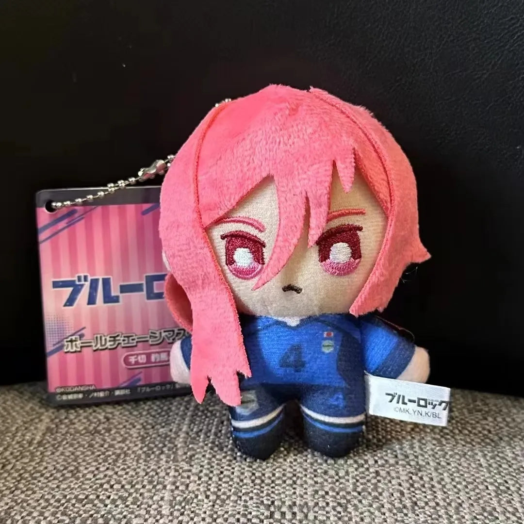 Mini Blue Lock Plush Keychain – Nagi Anime Backpack Charm & Cute Stuffed Doll Gift