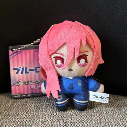 Mini Blue Lock Plush Keychain – Nagi Anime Backpack Charm & Cute Stuffed Doll Gift