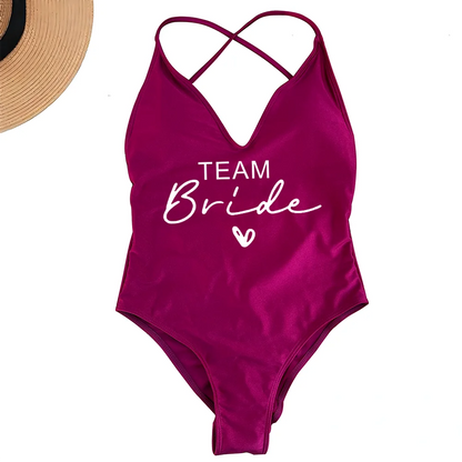 Women's Padded One Piece Swimsuit - Sexy Plus Size Beachwear Bathing Suit for Summer & Bachelorette Parties
