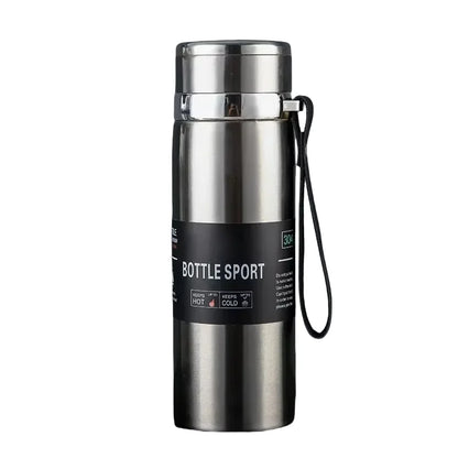 1L Stainless Steel Thermal Water Bottle – Vacuum Insulated Thermos Flask for Hot & Cold Drinks, Coffee & Tea Travel Bottle