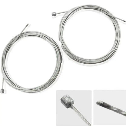 MTB Bicycle Brake Cable Set - 2M Gear Shifter Speed Line Inner Wire for Road Bike & Fixed Gear Cycling Repair