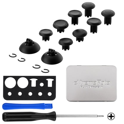 eXtremeRate ThumbsGear V3 — Interchangeable Ergonomic Replacement Thumbsticks for PS5 & PS4 Controllers