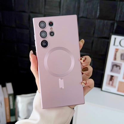 Luxury Magnetic Wireless Charging Case - Shockproof Soft Cover for Samsung Galaxy S26, S25, S24 & S23 Series