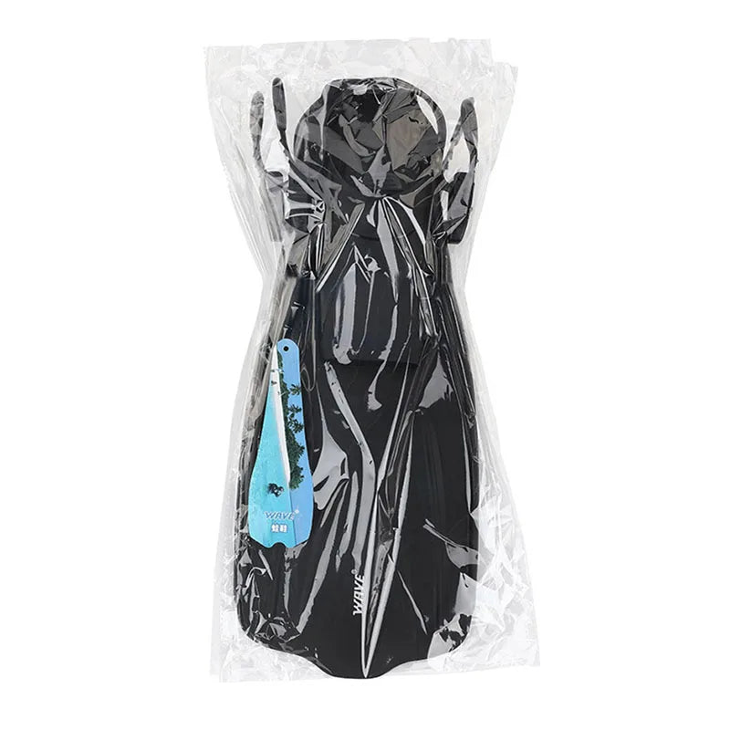 Oulylan Adjustable Short Swim Fins – Portable Snorkel Flippers for Adults, Beginner Diving & Water Sports Gear for Men
