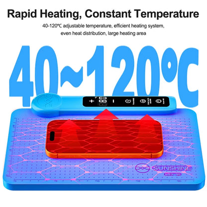 SUNSHINE LS3 SE 11 Inch LCD Screen Separator Heating Plate – Adjustable 40–120°C with Timer & Memory for Mobile Phone Repair Tools