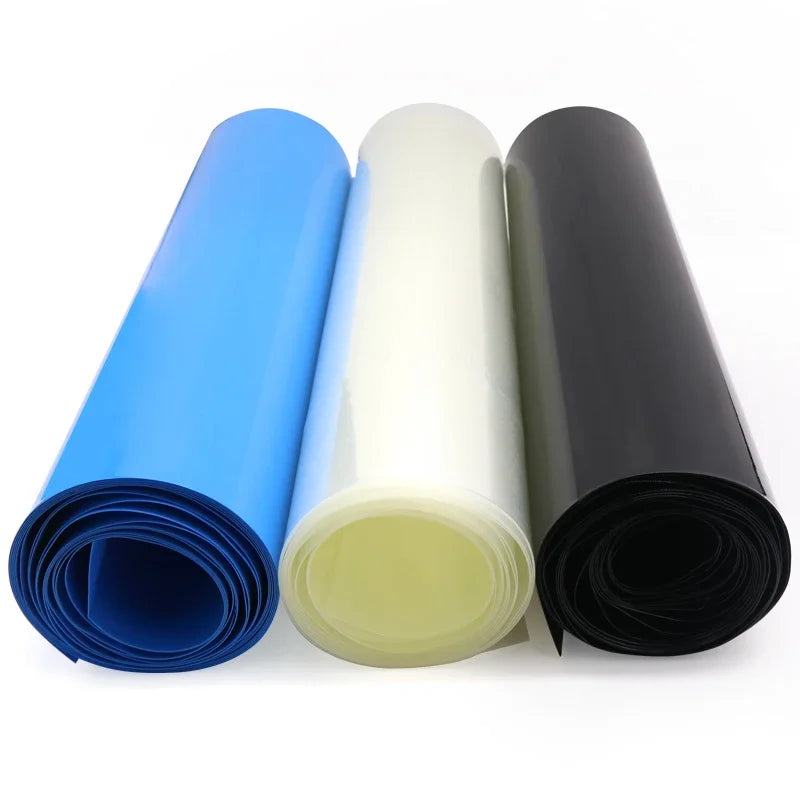 18650 Battery Heat Shrink Tube – PVC Insulation Wrap Sleeve for Li-ion Battery Pack Protection (85–400mm Blue)