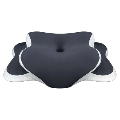 Memory Foam Cervical Pillow - Ergonomic Orthopedic Neck Support Pillow for Neck Pain Relief, Side Back & Stomach Sleepers