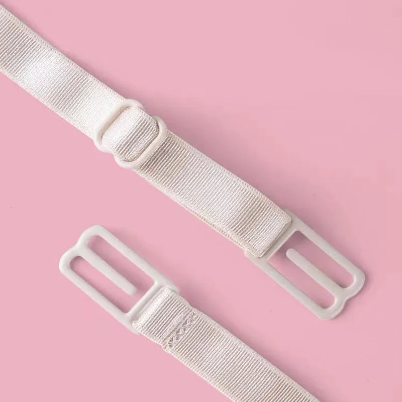 6-Piece Adjustable Bra Strap Clips - Elastic Non-Slip Strap Holders for Concealed Straps and Cleavage Control