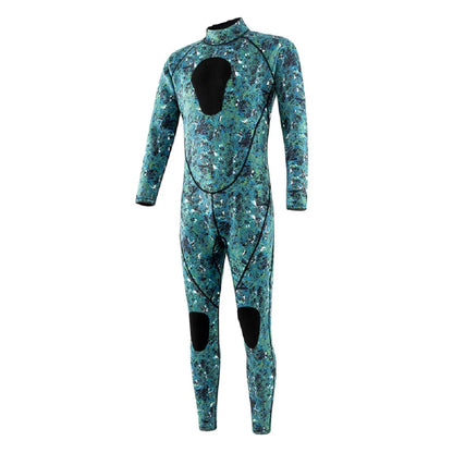 3mm Spearfishing Wetsuit – Neoprene Full Body Thermal Suit for Fishing, Diving, Surfing, Snorkeling & Kayaking, Camouflage Design