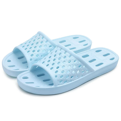 Comwarm Women Shower Shoes - Quick Dry Non-Slip Drain Hole Slippers for Beach Bathroom Pool Gym