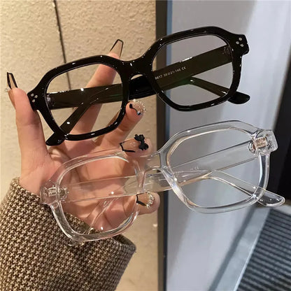 Retro Anti-Blue Light Computer Glasses – Oversized Trendy Eyeglasses for Women & Men, Stylish Classic Spectacles by Ouclos