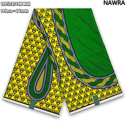 2026 African Real Wax Print Fabric - 100% Cotton Ghana Style Soft Ankara Pagne