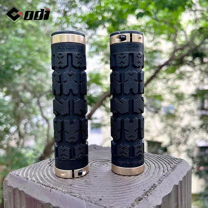 ODI RG01 Bicycle Handlebar Grips – Anti-Slip Lock-On Shock Absorbing MTB & Road Bike Grips