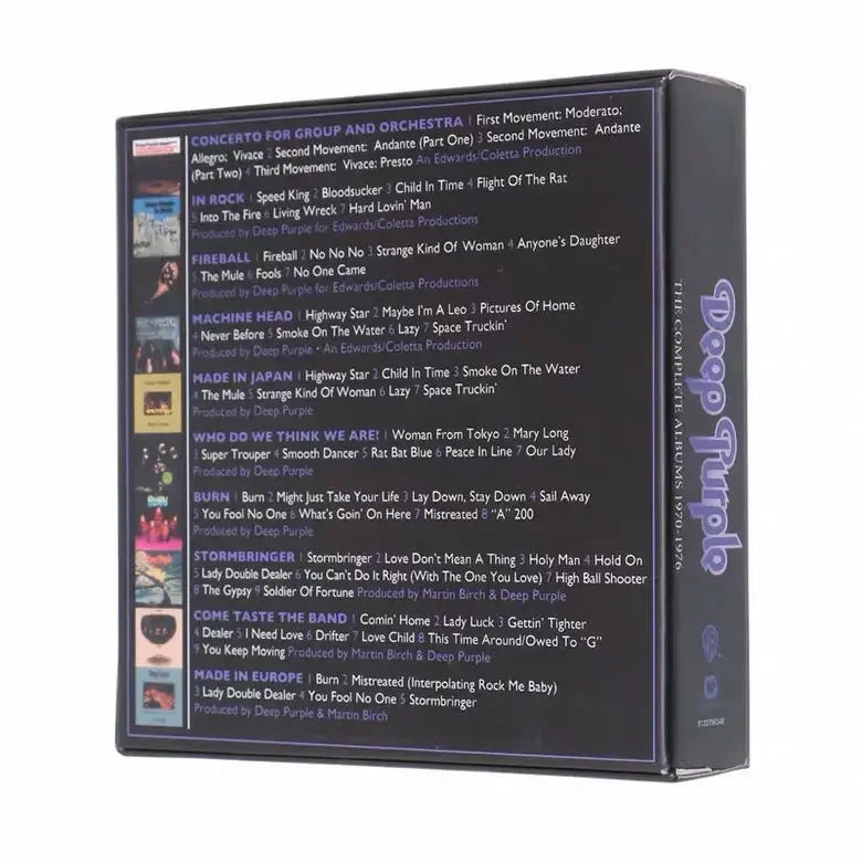 Deep Purple Complete Albums Collection - 10CD Classic Hard Rock Music Box Set 1970–1976
