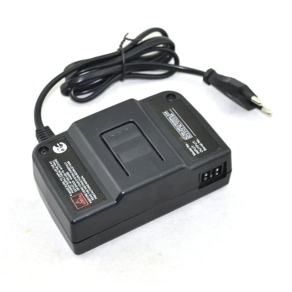 N64 Power Supply & AV Cable – Replacement AC Adapter with Composite Video Cord for Nintendo 64 (US Plug)