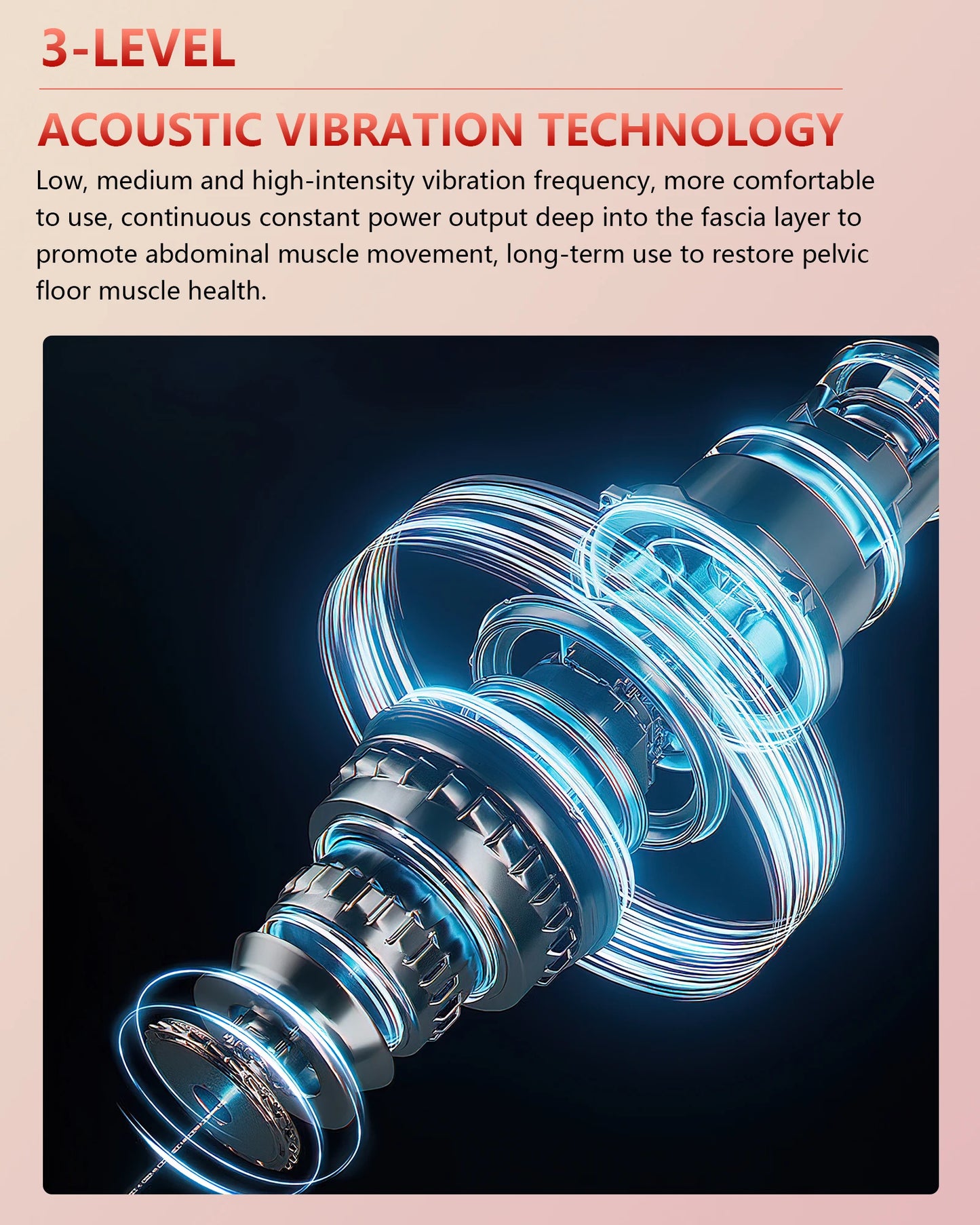 KTS Wireless Vaginal Vibrator Massager with Red Light Therapy for Vaginitis & Vaginal Tightening