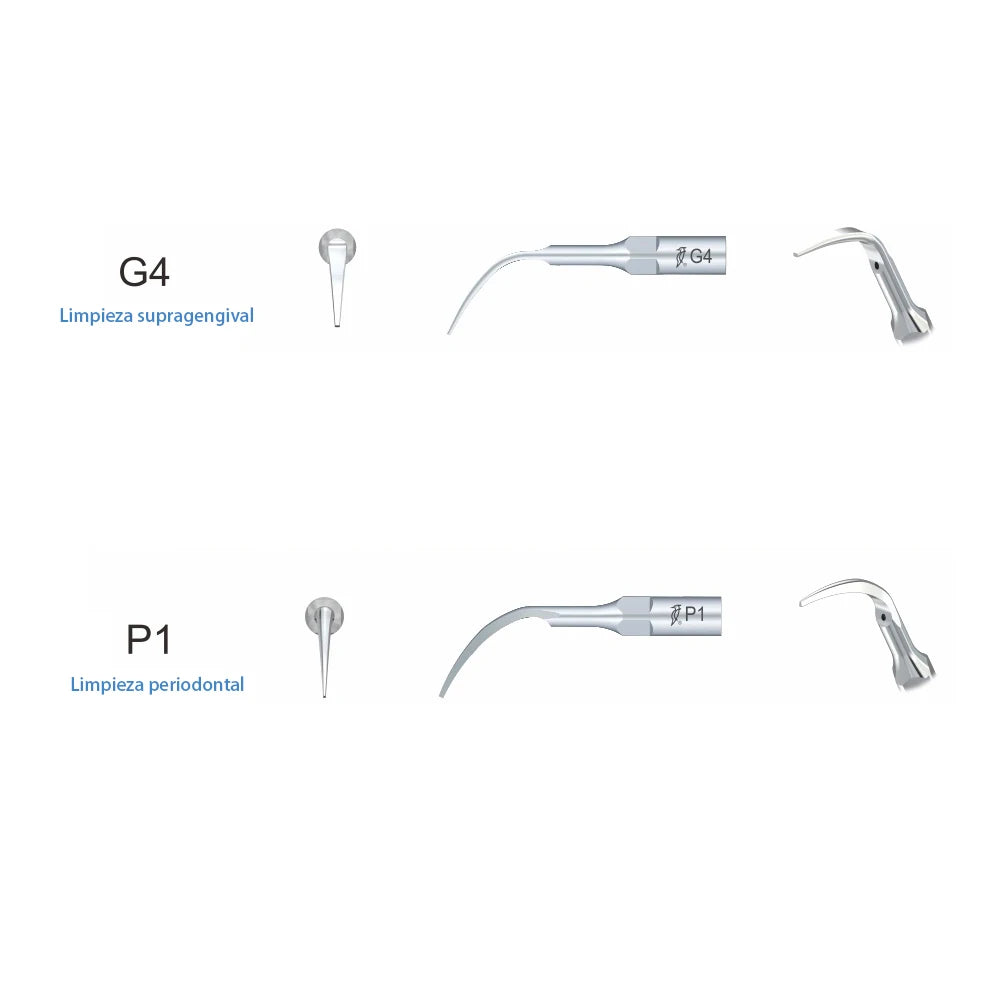 5 Work Tips Woodpecker G1, G2, G3, G4, P1 for Dental Cleaning – Woodpecker Dental Tools