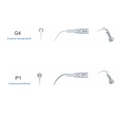5 Work Tips Woodpecker G1, G2, G3, G4, P1 for Dental Cleaning – Woodpecker Dental Tools