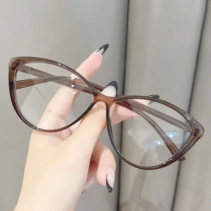 Y2K Retro Oval Frame Glasses for Women - Sweet & Cool Eyewear, Anti-Blue Light Reading & Computer Glasses