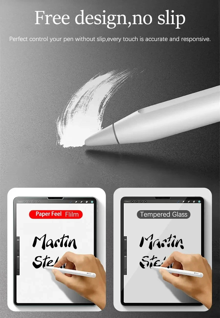 3Pcs Paper-Like Screen Protector for Lenovo TAB M10, M9, M8, M11, P12 Pro, P11 – Non-Glass Protector for 1st, 2nd & 3rd Gen