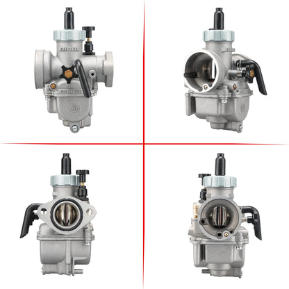 NIBBI PE Flange Carburetor for Motorcycle – 19mm-28mm 2T/4T GY6 Engine 100cc-250cc ATV Yamaha Pitbike Racing