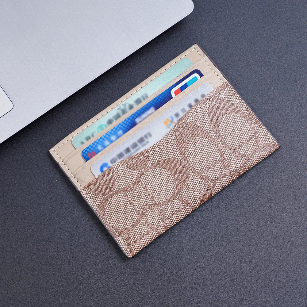Luxury PU Leather Wallet for Women – Multi-Function Card Holder & Small Purse | Stylish Women's Card Bag