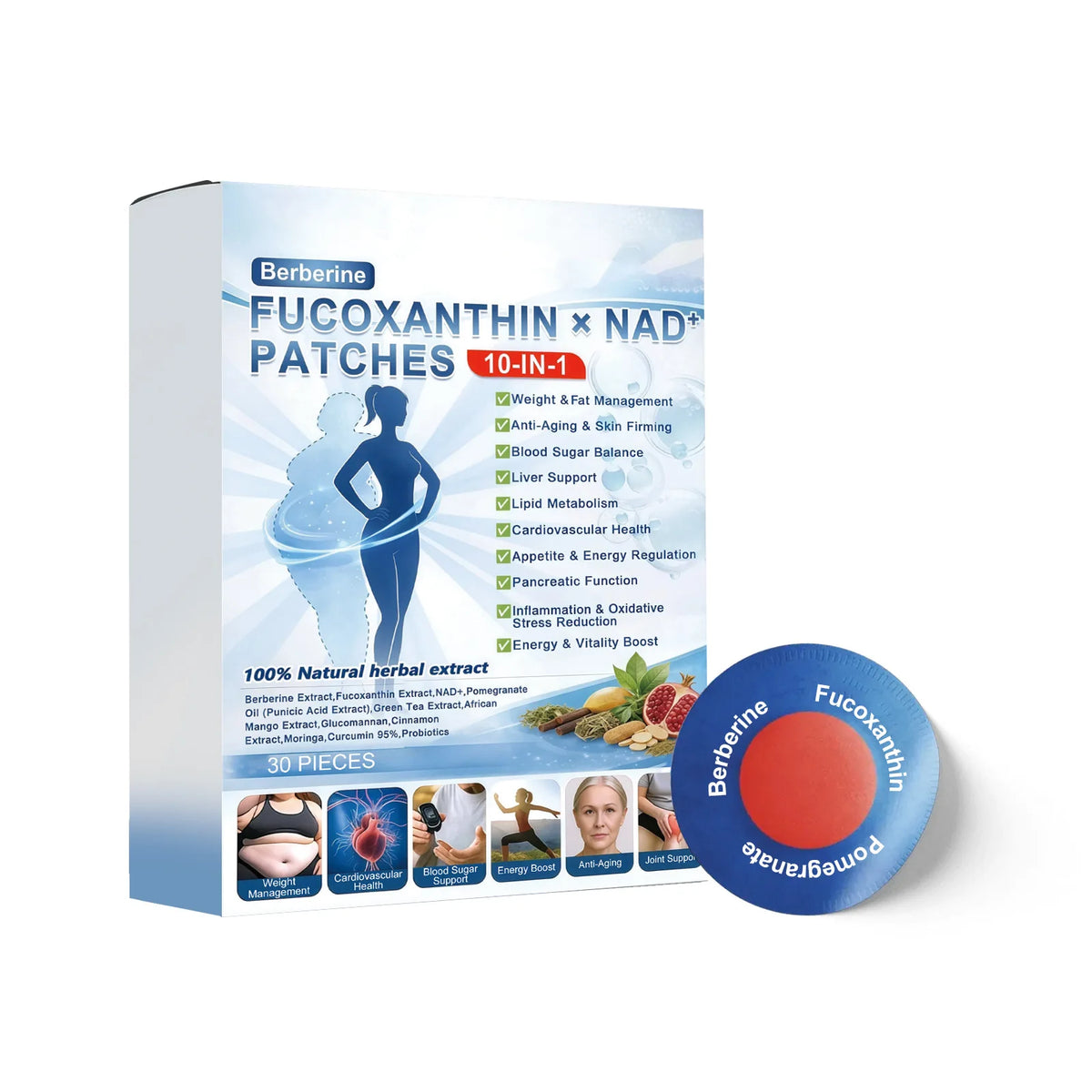 10-in-1 Body Care Patches – Lightweight, Skin-Friendly Adhesive Patches for Daily External Skin Care