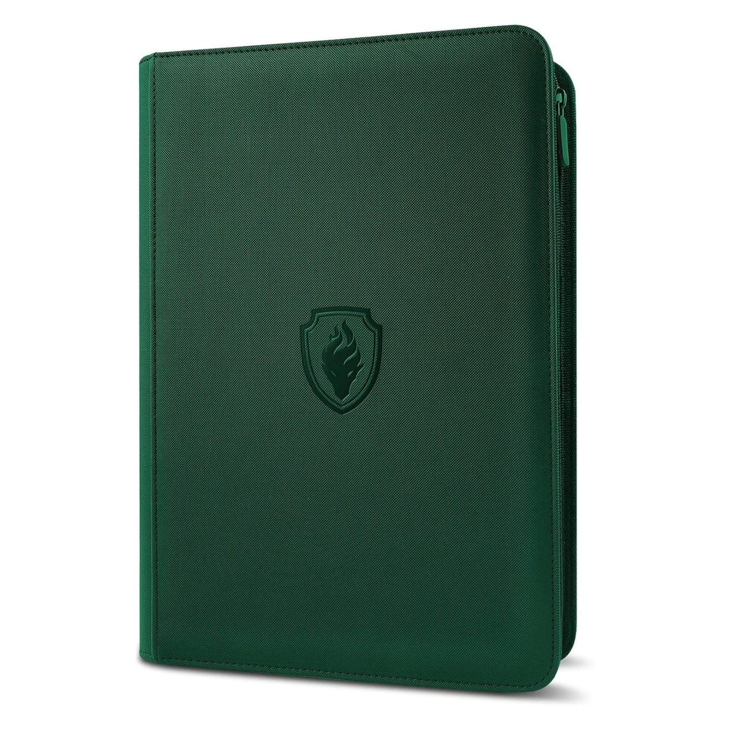 9-Pocket Trading Card Binder - 360-Card Zipper Album with Premium PU Cover